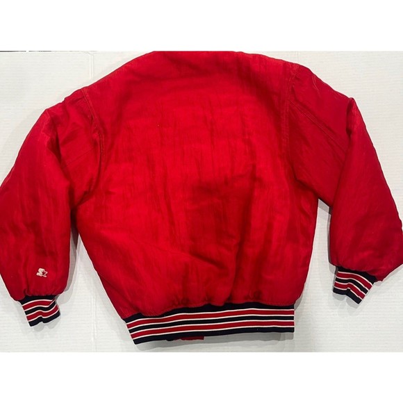 VINTAGE Starter MLB St. Louis Cardinals 80/90s Bomber Old Logo Jacket Coat Small - Picture 2 of 11